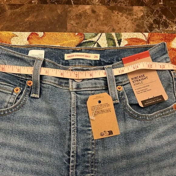 Levi’s Ribcage jean 26 x 27 ❤️ New - Picture 15 of 16